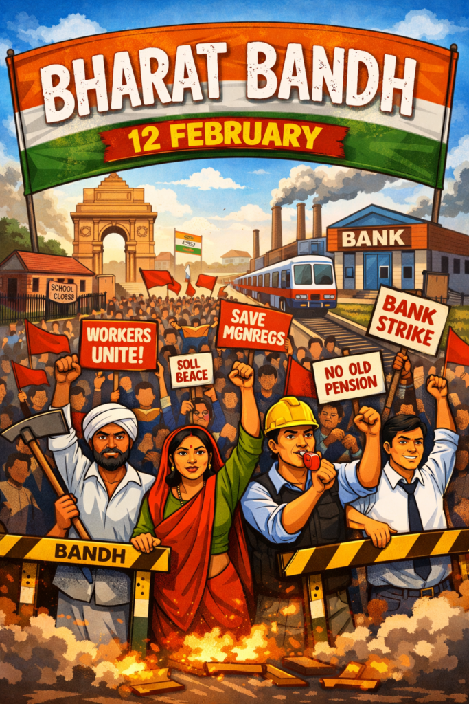 Bharat Bandh on 12 February